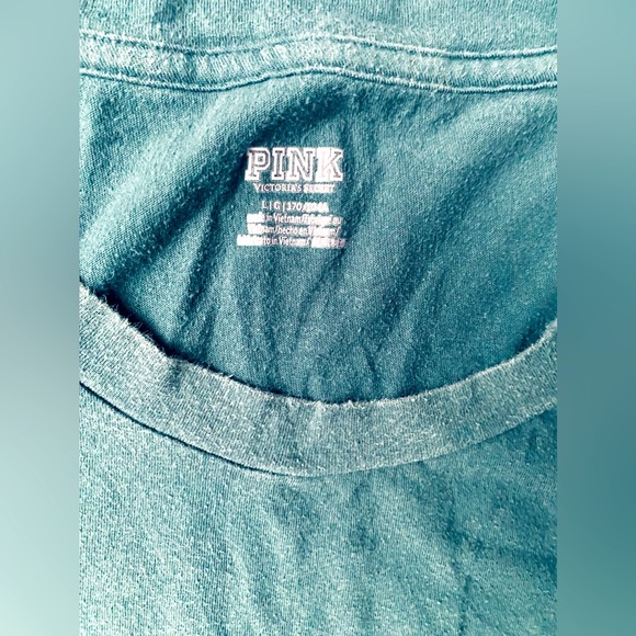 Victoria’s Secret VS PINK Logo Campus T Shirt Short Sleeve L - Picture 4 of 5